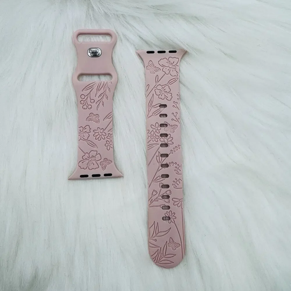 New Baby Pink Watch Band For Apple Watch Series 38mm / 40mm / 41mm